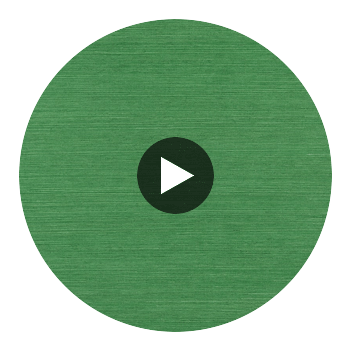 Shang Extra Fine Sisal Emerald Green | Thibaut Wallcoverings Circular Swatch | Thibaut