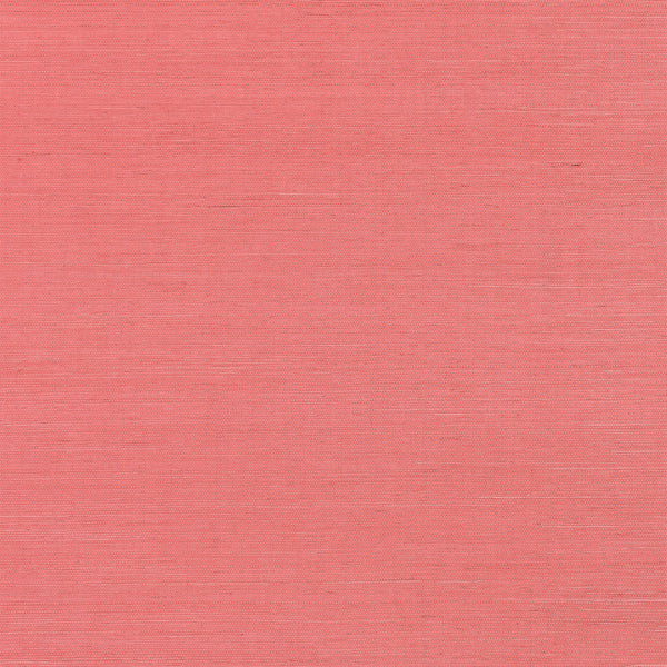 Shang Extra Fine Sisal Coral - Salmon Wallcovering | Thibaut
