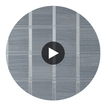Wood Panel Cadet and Metallic Pewter | Thibaut Wallcoverings Circular Swatch | Thibaut
