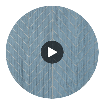 Land Bridge Mineral and Metallic Gold | Thibaut Wallcoverings Circular Swatch | Thibaut
