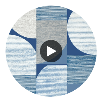 Saturn Blue | Thibaut Wallcoverings Circular Swatch | Thibaut