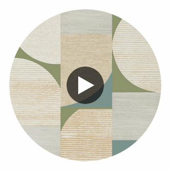 Saturn Metallic Gold and Moss | Thibaut Wallcoverings Circular Swatch | Thibaut