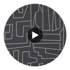 Matrix Thibaut MATRIX(T41033) - Off White on Black | Thibaut Wallcoverings Circular Swatch | Thibaut