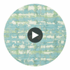 Illusion Teal and Green | Thibaut Wallcoverings Circular Swatch | Thibaut