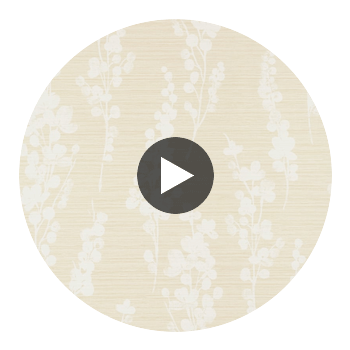 Spring Blooms Beige | Thibaut Wallcoverings Circular Swatch | Thibaut