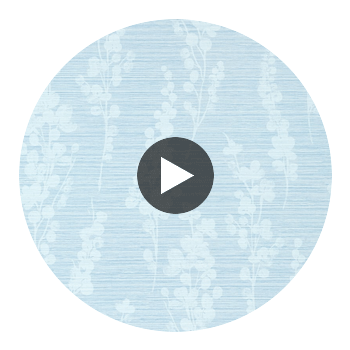 Spring Blooms Sky | Thibaut Wallcoverings Circular Swatch | Thibaut