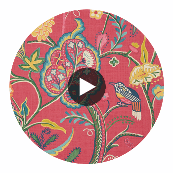 Windsor Pink | Thibaut Wallcoverings Circular Swatch | Thibaut