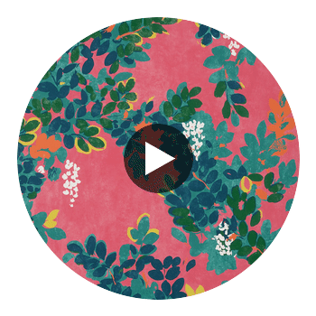 Central Park Pink | Thibaut Wallcoverings Circular Swatch | Thibaut