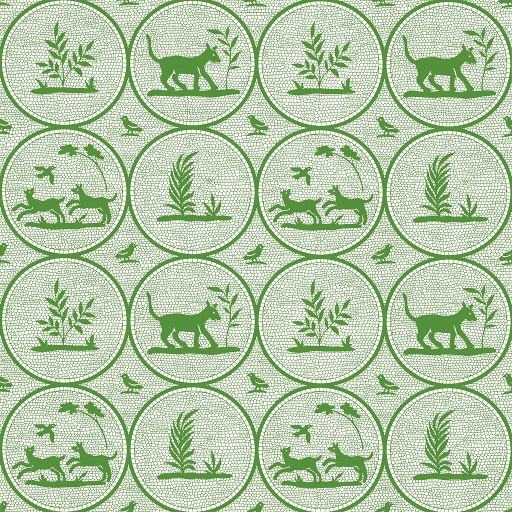 Dooley Green - Sage Wallcovering | Thibaut