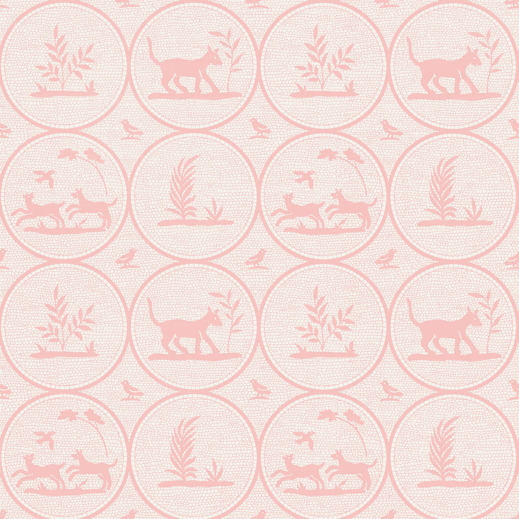Dooley Pink - Pink Wallcovering | Thibaut