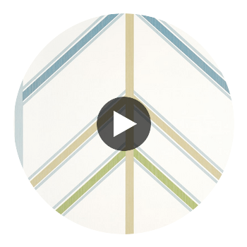 Ventura Beige and Spa Blue | Thibaut Wallcoverings Circular Swatch | Thibaut