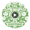 Galway Green | Thibaut Wallcoverings Circular Swatch | Thibaut