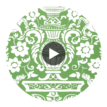 Galway Green | Thibaut Wallcoverings Circular Swatch | Thibaut