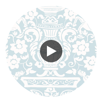 Galway Spa Blue | Thibaut Wallcoverings Circular Swatch | Thibaut