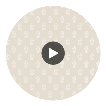 Corwin White on Natural | Thibaut Wallcoverings Circular Swatch | Thibaut