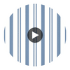 Maggie Stripe Blue | Thibaut Wallcoverings Circular Swatch | Thibaut
