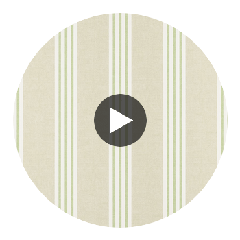 Canvas Stripe Green | Thibaut Wallcoverings Circular Swatch | Thibaut