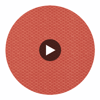 Akari Coral | Thibaut Wallcoverings Circular Swatch | Thibaut Wallpaper