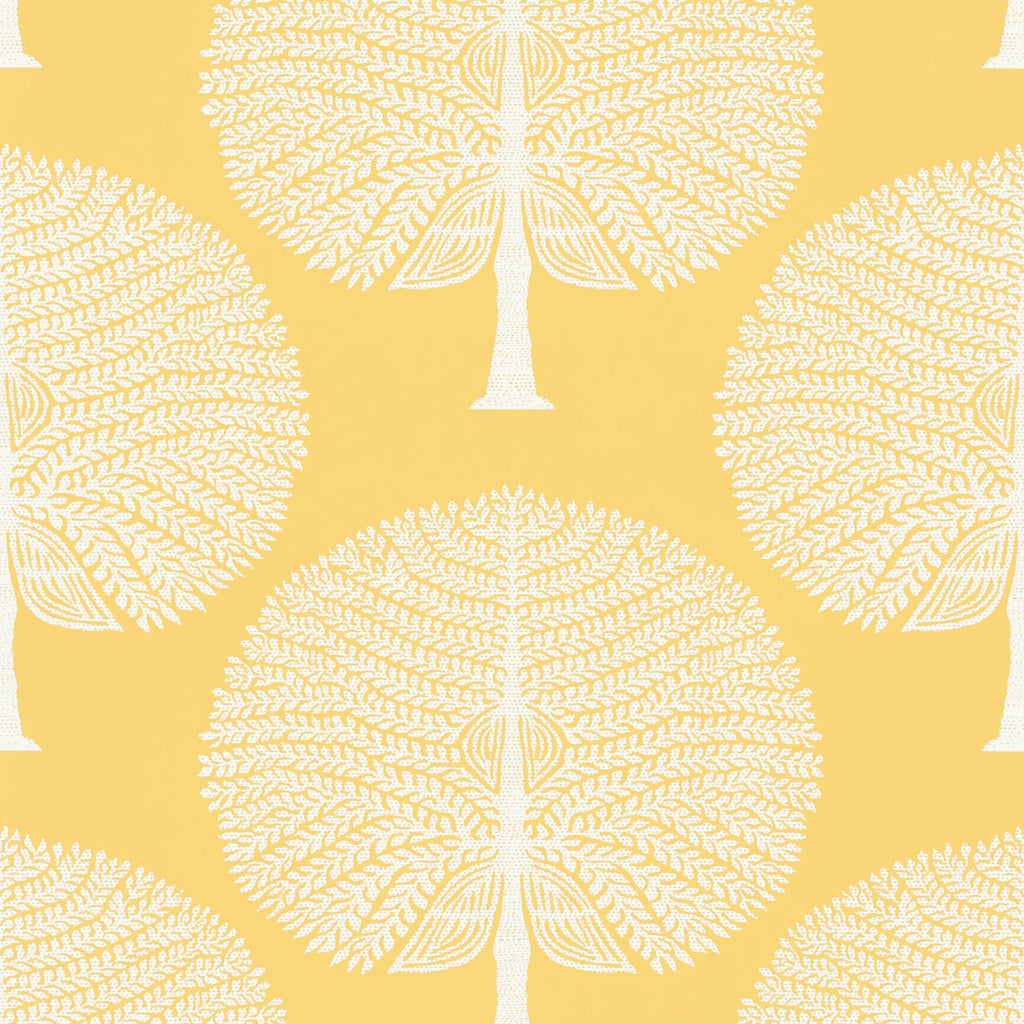 New Haven Stripe - Yellow Wallcovering | Thibaut
