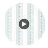 New Haven Stripe Spa Blue | Thibaut Wallcoverings Circular Swatch | Thibaut