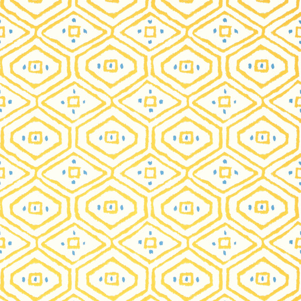 Pass-a-Grille Yellow - Yellow Wallcovering | Thibaut