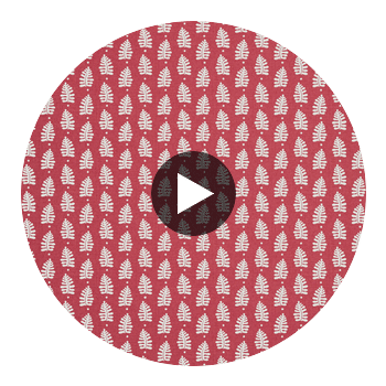 Ferndale Pink | Thibaut Wallcoverings Circular Swatch | Thibaut