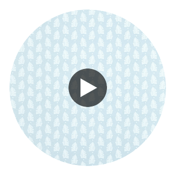 Ferndale Spa Blue | Thibaut Wallcoverings Circular Swatch | Thibaut