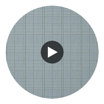 Grassmarket Check Slate Blue | Thibaut Wallcoverings Circular Swatch | Thibaut