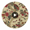 Coromandel | Thibaut Wallcoverings Circular Swatch | Thibaut