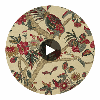 Coromandel | Thibaut Wallcoverings Circular Swatch | Thibaut