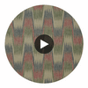 Stockholm Chevron | Thibaut Wallcoverings Circular Swatch | Thibaut