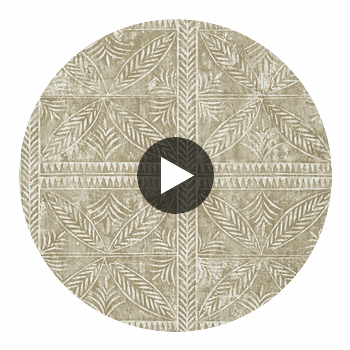 Timbuktu Beige | Thibaut Wallcoverings Circular Swatch | Thibaut