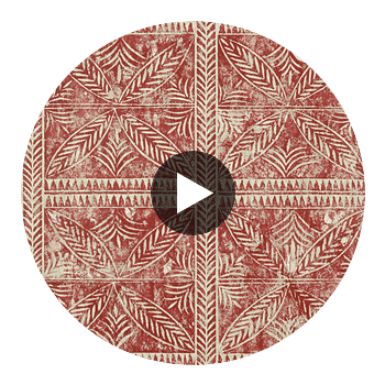 Timbuktu Red | Thibaut Wallcoverings Circular Swatch | Thibaut