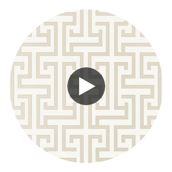 Ming Trail Beige | Thibaut Wallcoverings Circular Swatch | Thibaut