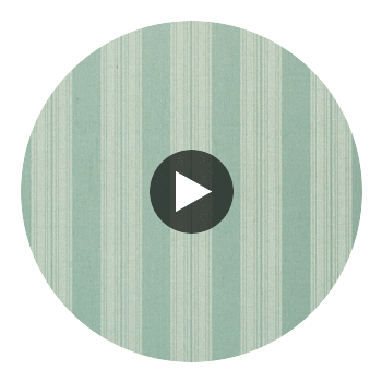 Deck Stripe Aqua | Thibaut Wallcoverings Circular Swatch | Thibaut