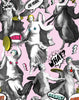 Watch Out! Pink Wallpaper | Mind The Gap