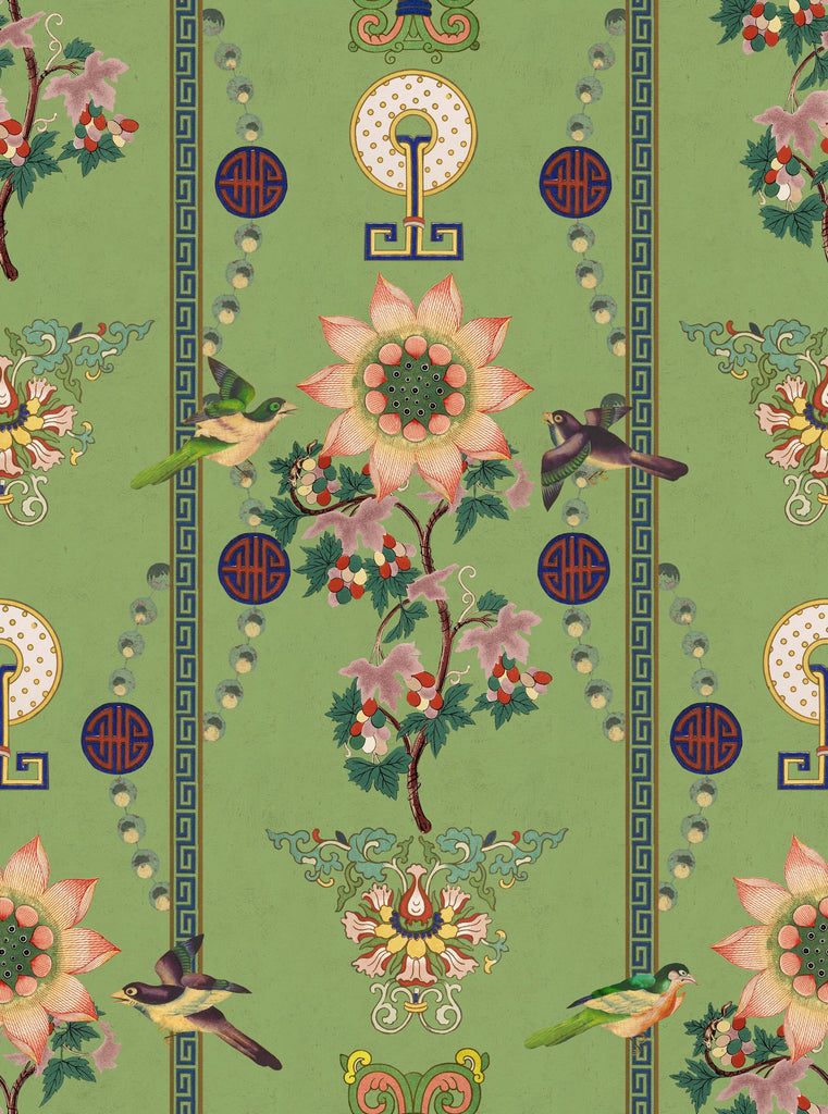 Lin Yuan Absinthe Green Wallpaper | Mind The Gap