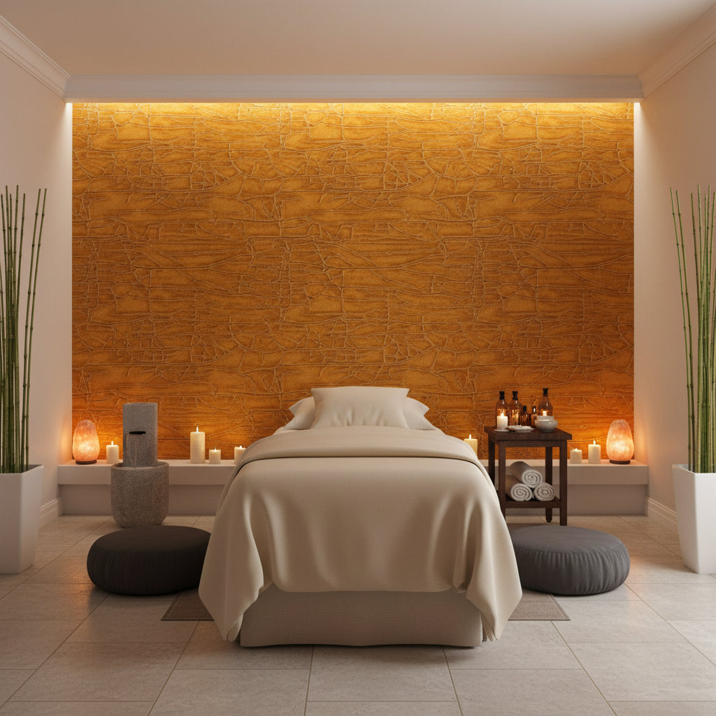 Constantino Crackle Vinyl | Hollywood Wallcoverings