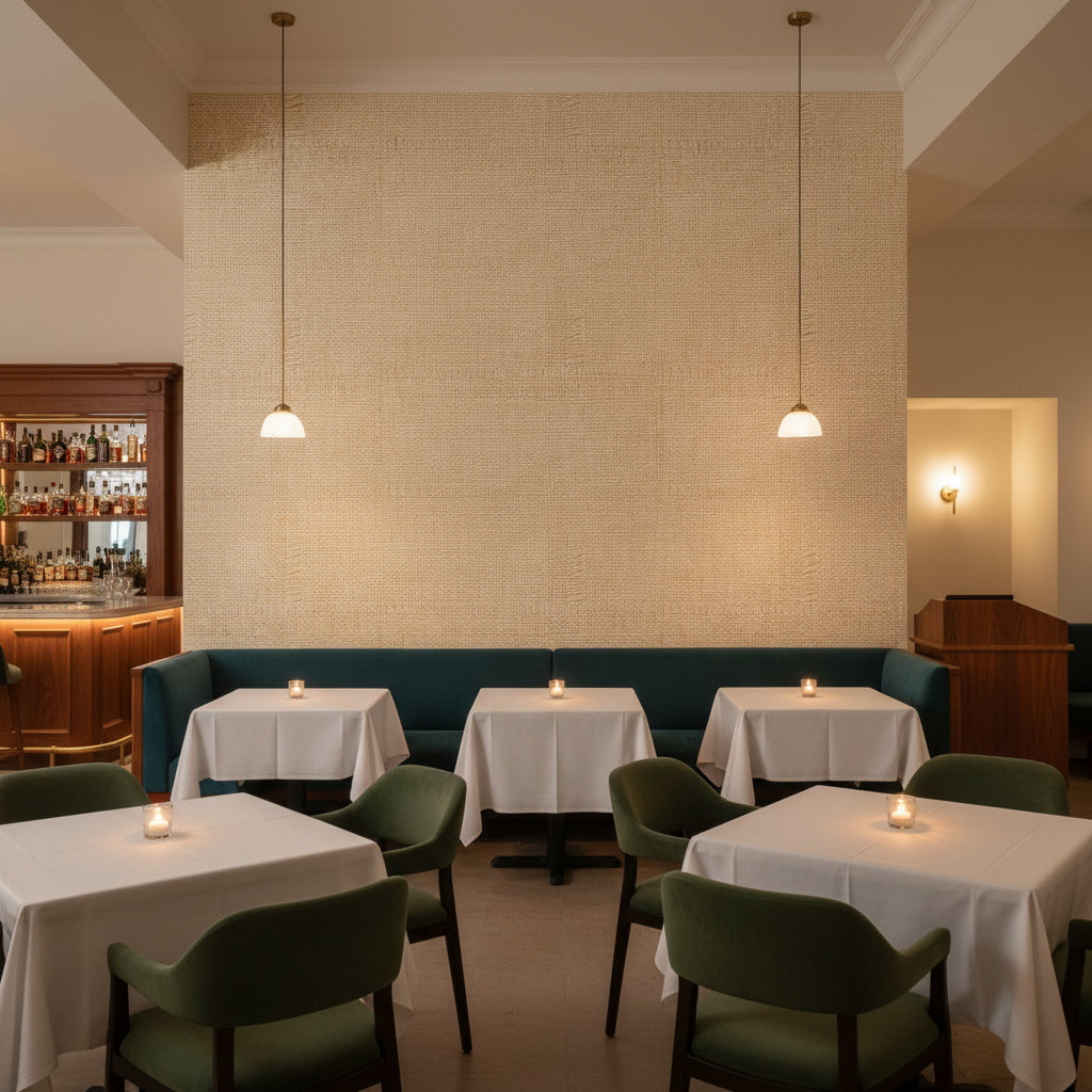 Gundelson Gunny Sack Vinyl | Hollywood Wallcoverings