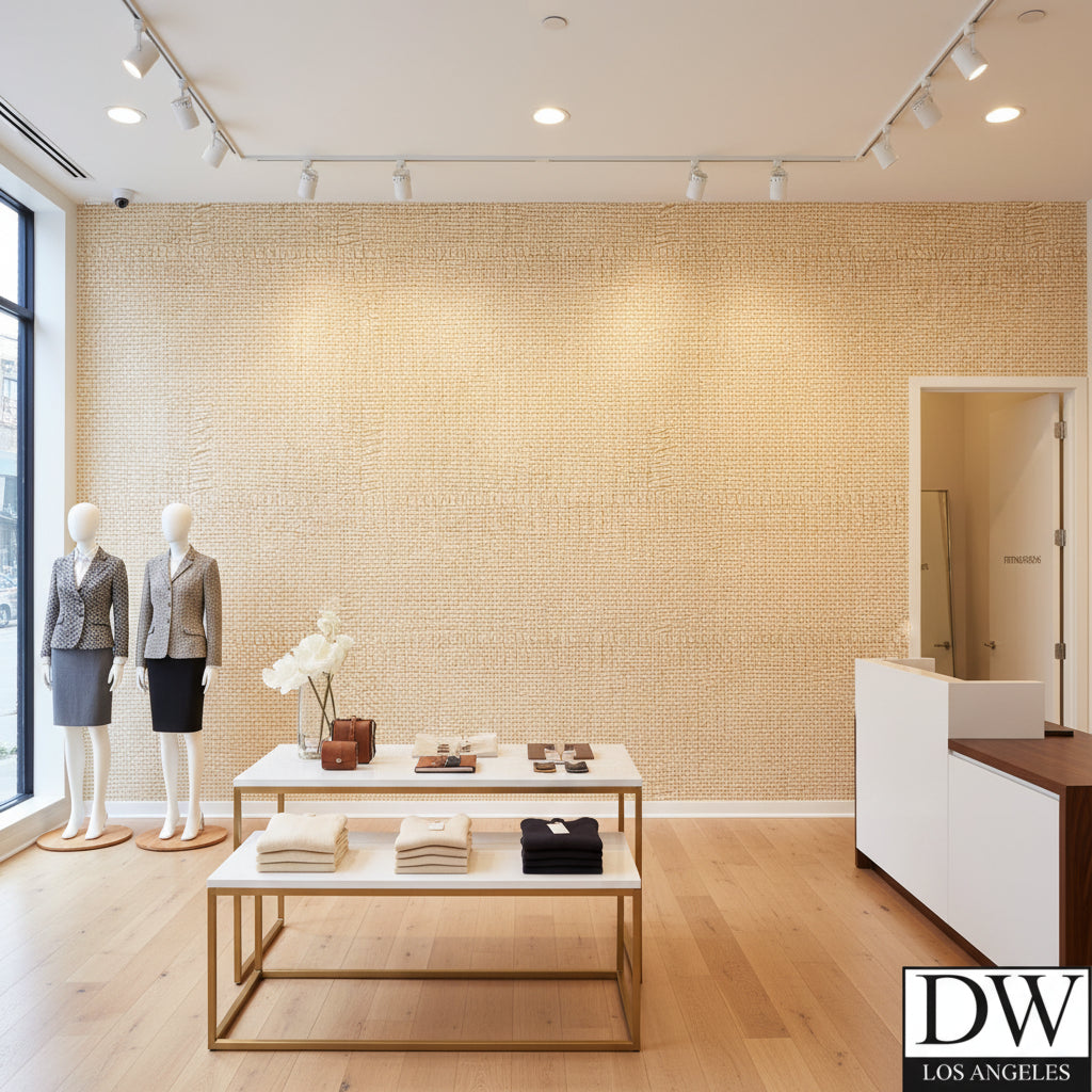Gundelson Gunny Sack Vinyl | Hollywood Wallcoverings