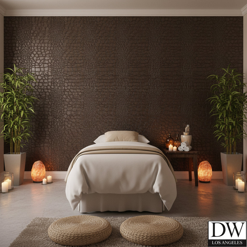 Artisma Croco Vinyl | Hollywood Wallcoverings