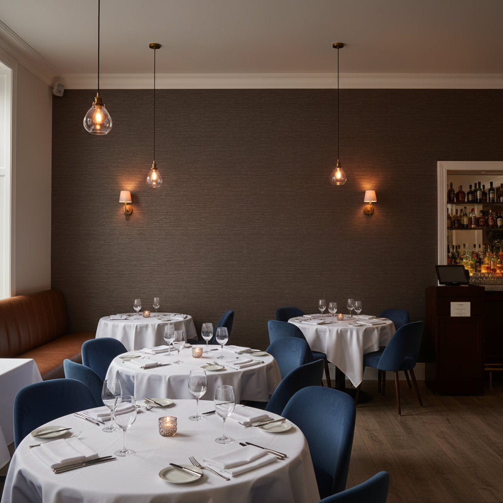 Martin's Metallic Grasscloth Vinyl | Hollywood Wallcoverings