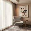 Amalfi - Silver Lining Indoor/Outdoor Vinyl Upholstered Chair | Architectural Fabrics