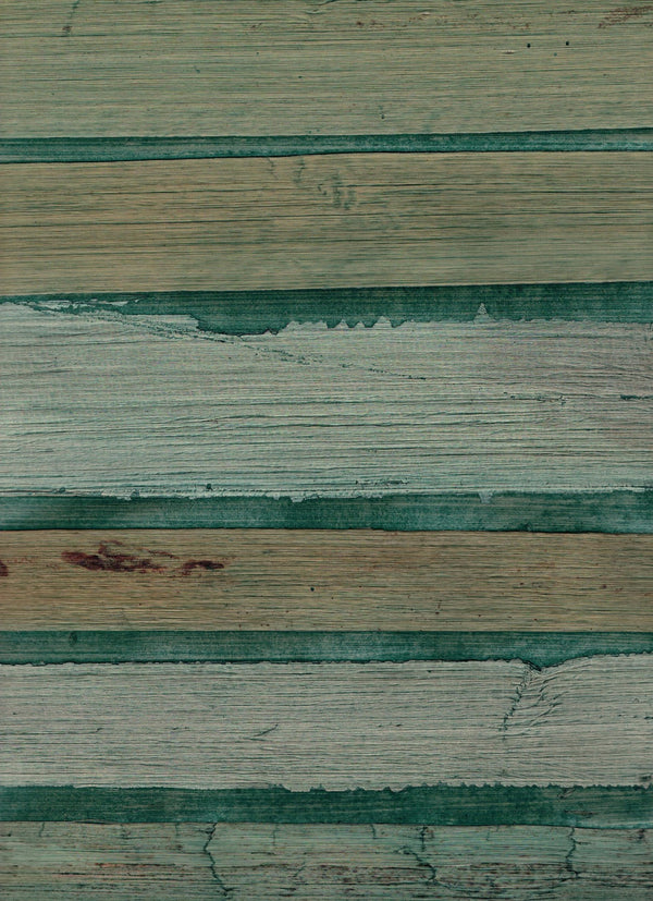 Montecito-Pine Green Water Hyacinth Wallcovering | Phillipe Romano