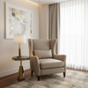 Luxury Cay - Fossil Upholstered Chair | Architectural Fabrics