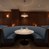 Analog - Twilight Etched Polyurethane Upholstered Banquette | Architectural Fabrics