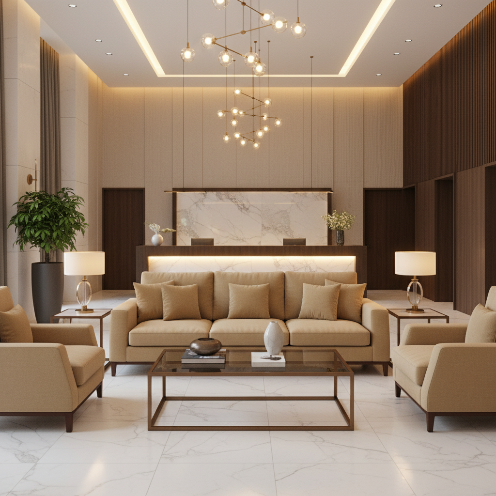 Soper Hole - Beige Upholstered Sofa | Architectural Fabrics