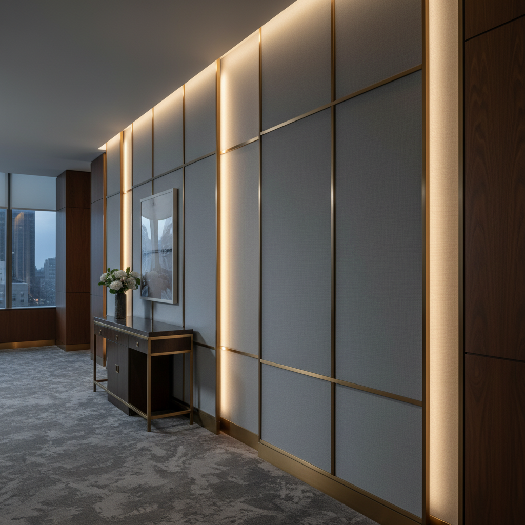 Maho Bay - Mineral Upholstered Wall Panel | Architectural Fabrics