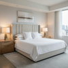 Tweed Bay - Cashew Upholstered Headboard | Architectural Fabrics