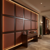Fine Pebble Grain Rustic Sienna Upholstered Wall Panel | Architectural Fabrics